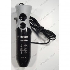 Моторная часть в сборе с сетевым шнуром для блендера Bosch MSM67140RU/01, MSM67160RU/01, MSM67160/01 Моторная часть в сборе с сетевым шнуром для блендера Bosch MSM67140RU/01, MSM67160RU/01, MSM67160/01