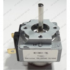Таймер MC16W01-TML, 60 минут, 16A для плиты Таймер MC16W01-TML, 60 минут, 16A для плиты