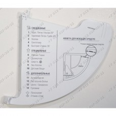 Планка с программами для стиральной машины Ariston RST703DW Планка с программами для стиральной машины Ariston RST703DW