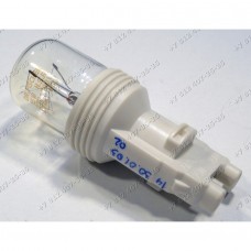 Лампочка в сборе с цоколем 15W 250V 150C для холодильника Electrolux, Zanussi, AEG, Kupperbusch, Bosch, Siemens, Smeg Лампочка в сборе с цоколем 15W 250V 150C для холодильника Electrolux, Zanussi, AEG, Kupperbusch, Bosch, Siemens, Smeg