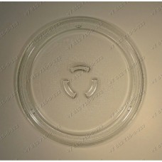 Тарелка для микроволновой печи Whirlpool AMW450, AWM460, AWM461 250 мм с крепежом под коплер Тарелка для микроволновой печи Whirlpool AMW450, AWM460, AWM461 250 мм с крепежом под коплер