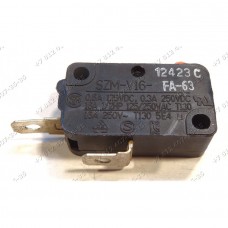 Микровыключатель для микроволновой печи Samsung, LG, Daewoo и т.д. SZM-V16 FA-63 Микровыключатель для микроволновой печи Samsung, LG, Daewoo и т.д. SZM-V16 FA-63